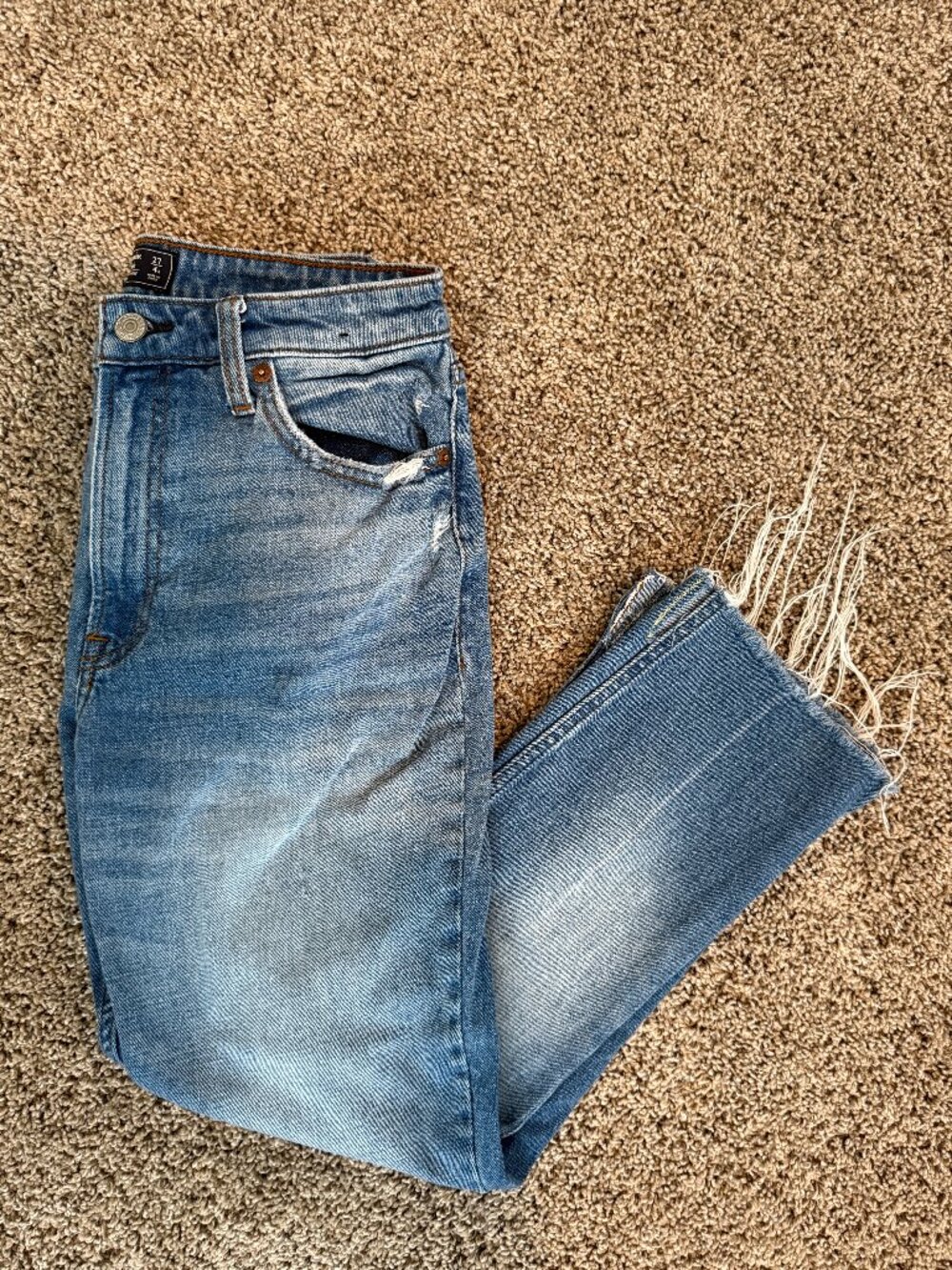Abercrombie & Fitch Simone High Rise Slim Jeans Size 4/27